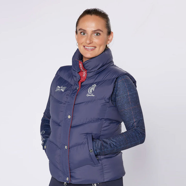 Eqcouture Puffer Gilet With Detachable Hood