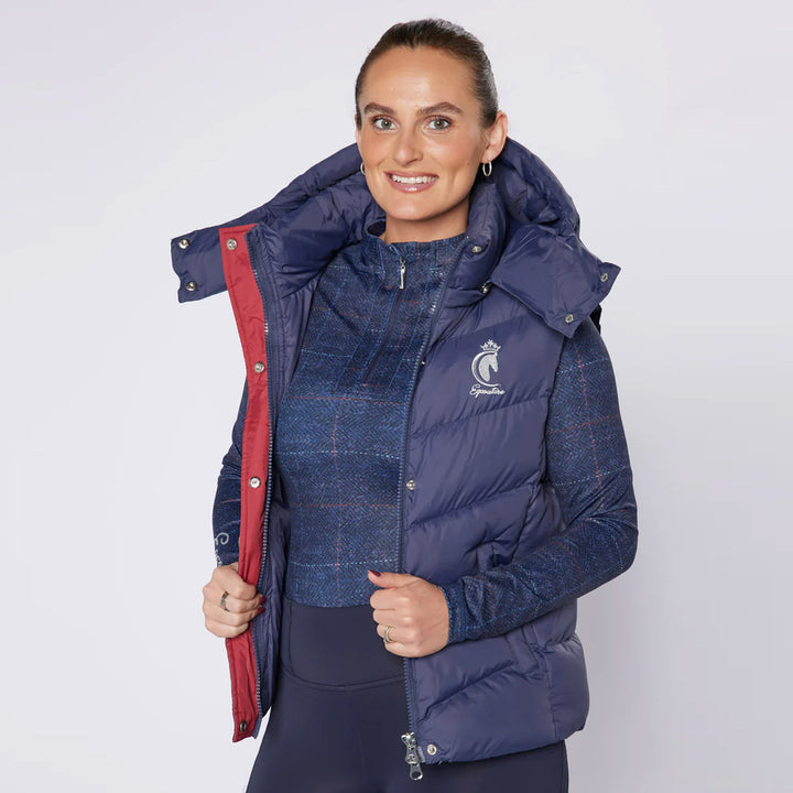 Eqcouture Puffer Gilet With Detachable Hood