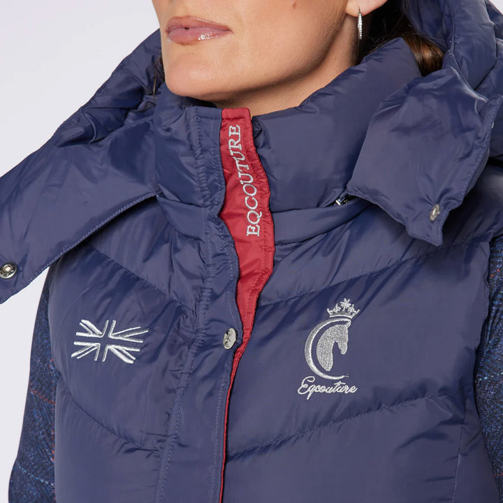 Eqcouture Puffer Gilet With Detachable Hood