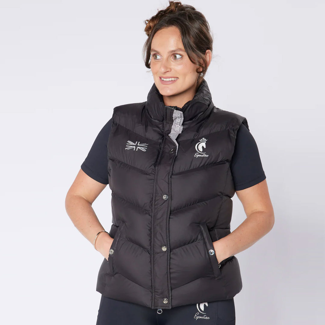 Eqcouture Puffer Gilet With Detachable Hood