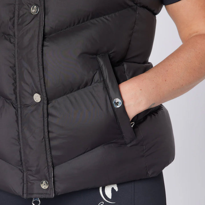 Eqcouture Puffer Gilet With Detachable Hood