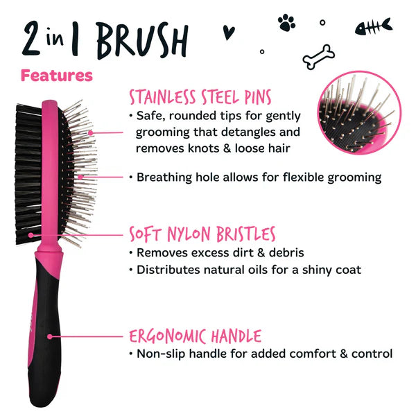 Bugalugs 2-in-1 Double Sided Brush