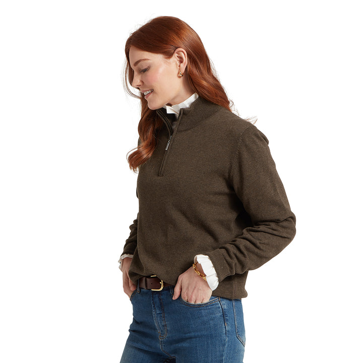 Schoffel Ladies Polperro Pima 1/4 Zip
