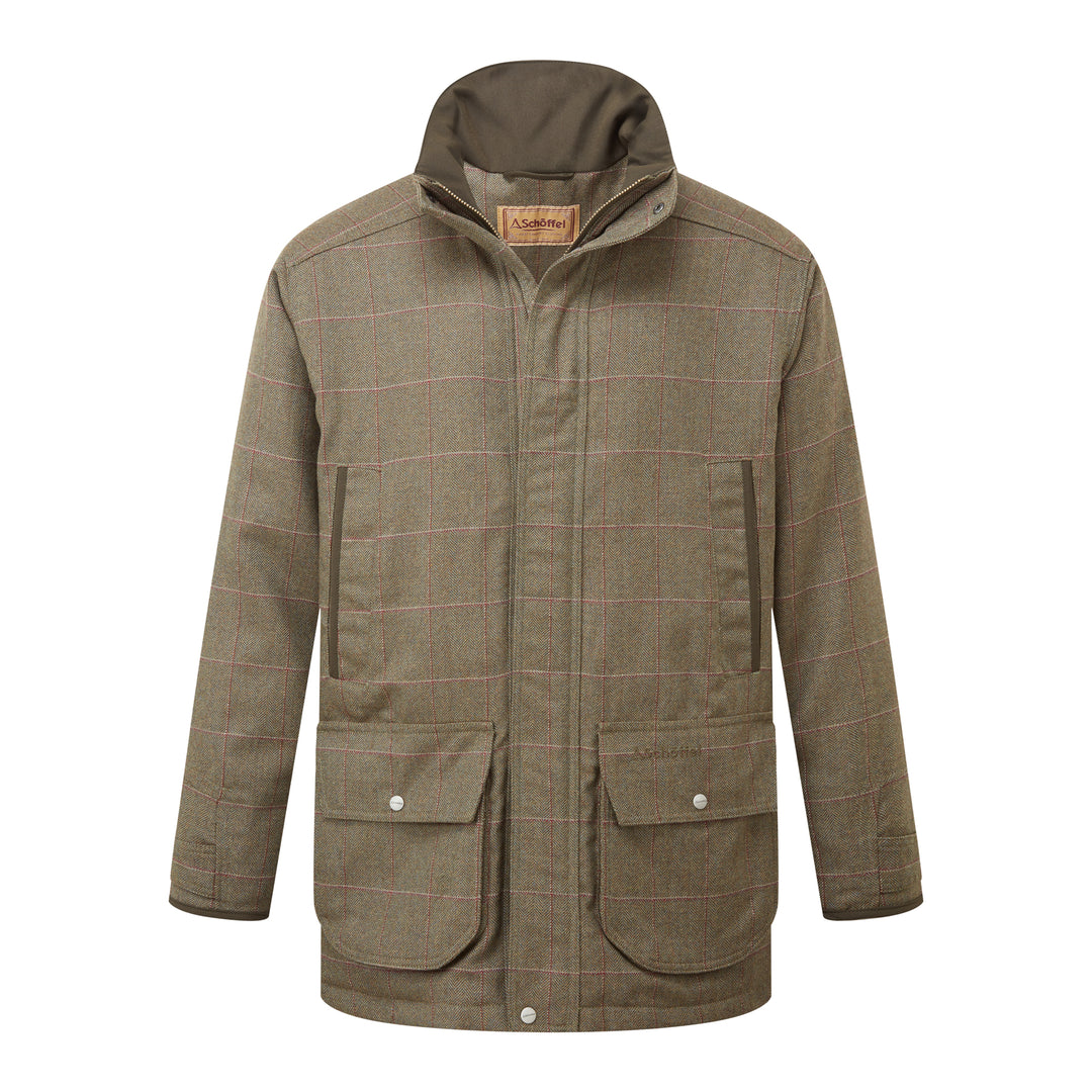 Schoffel Mens Ptarmigan Tweed Classic Coat