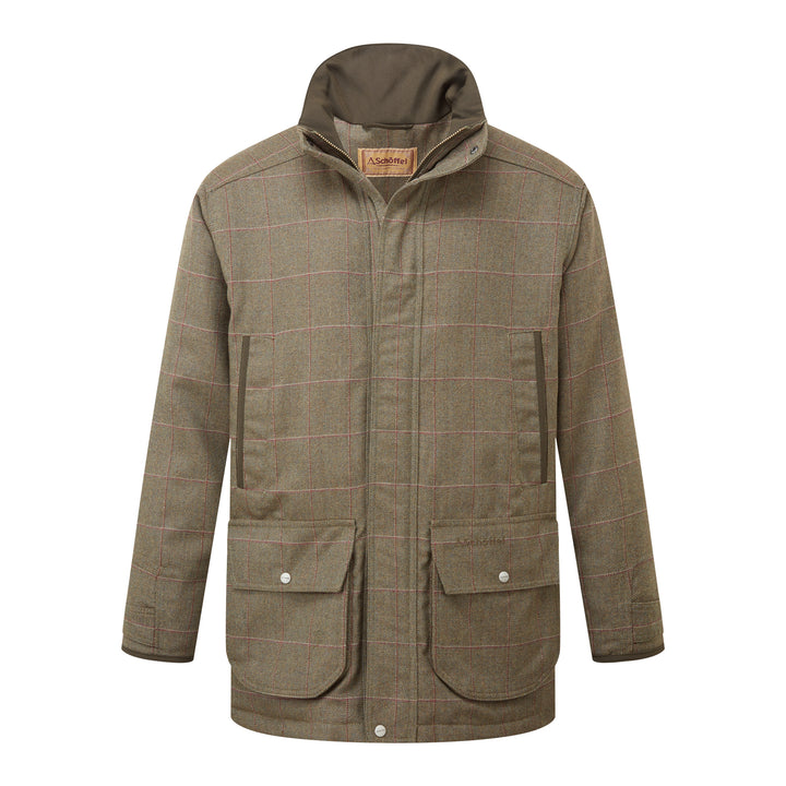 Schoffel Mens Ptarmigan Tweed Classic Coat
