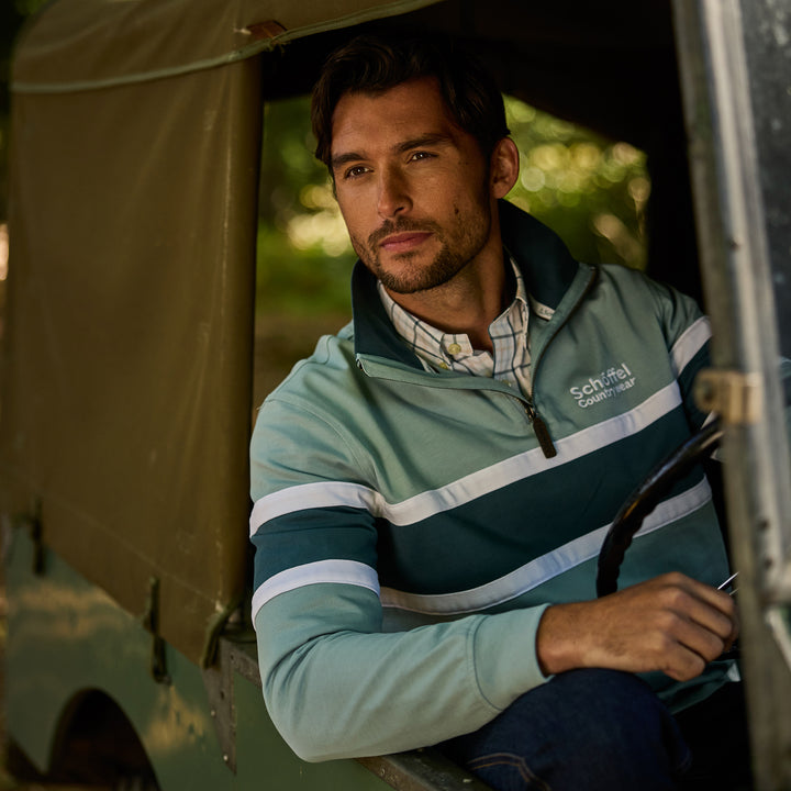 Schoffel Mens Exmouth Heritage 1/4 Zip