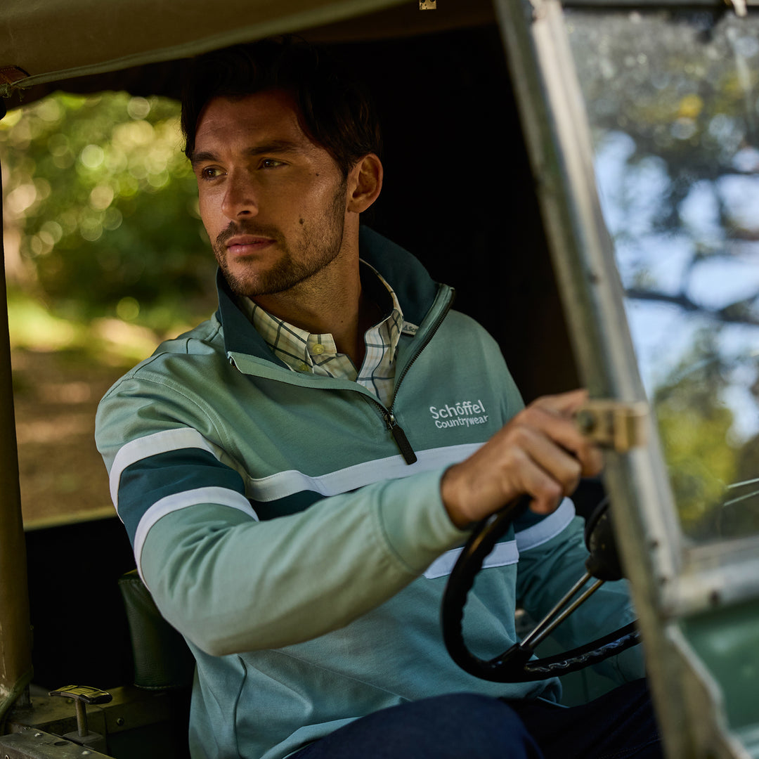 Schoffel Mens Exmouth Heritage 1/4 Zip