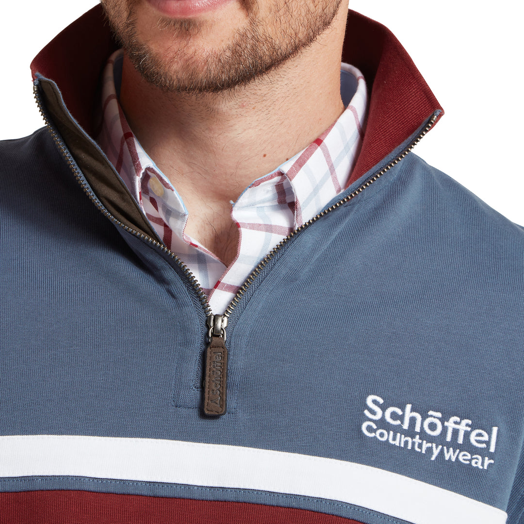 Schoffel Mens Exmouth Heritage 1/4 Zip