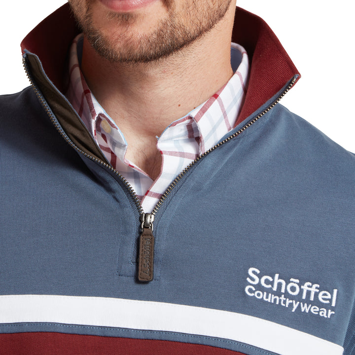 Schoffel Mens Exmouth Heritage 1/4 Zip