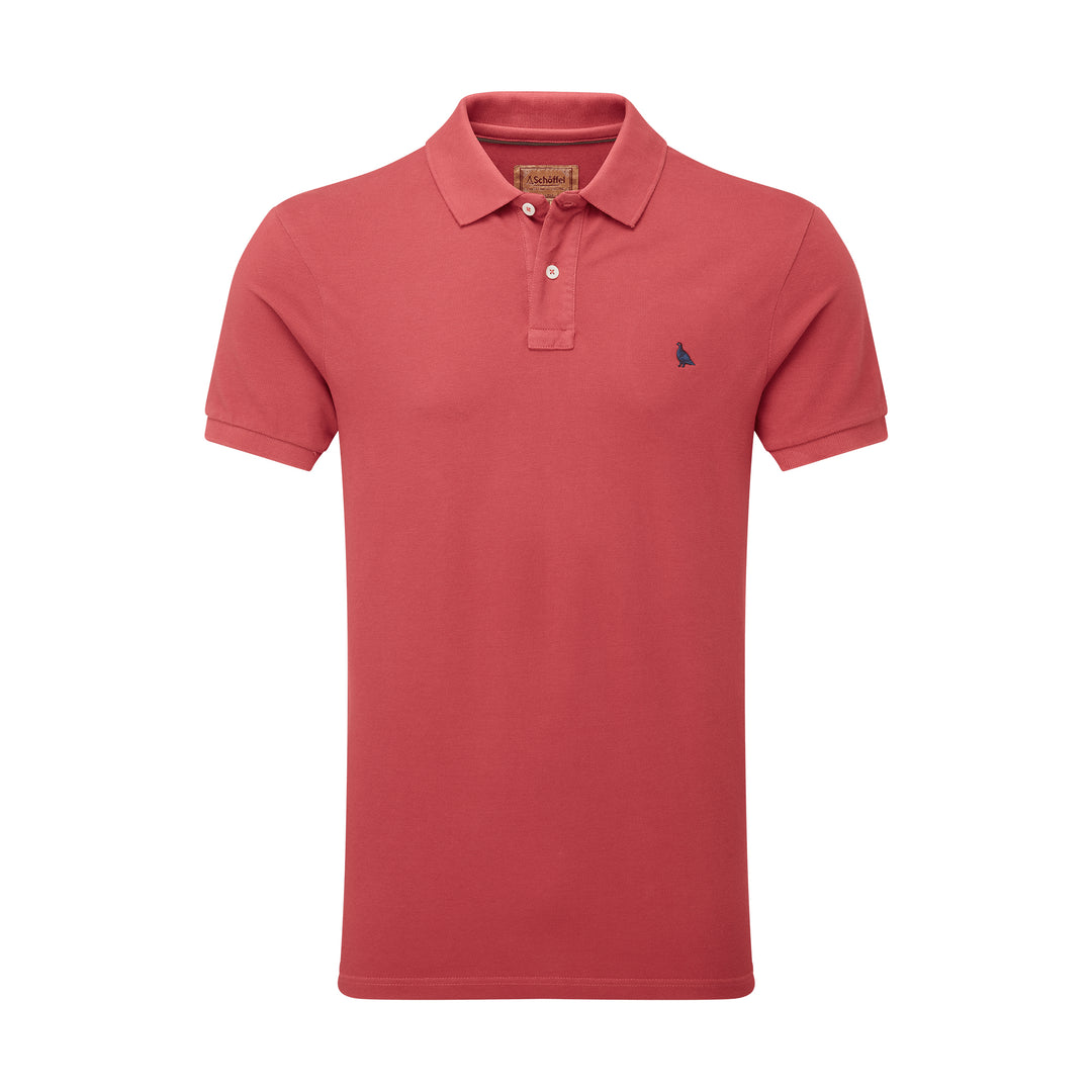 Schoffel Mens St Ives Garment Dyed Polo Shirt