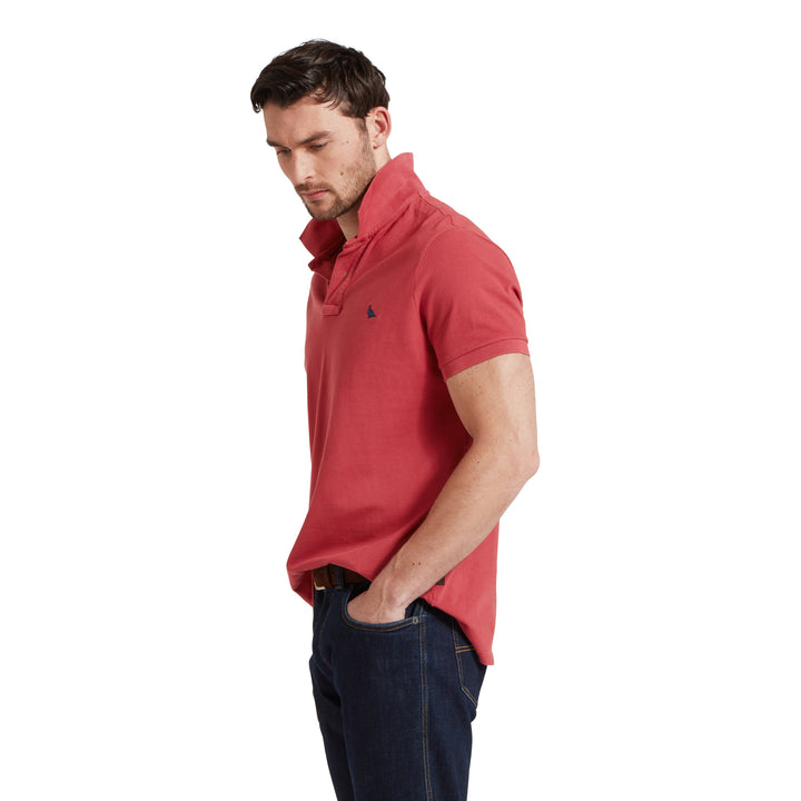 Schoffel Mens St Ives Garment Dyed Polo Shirt