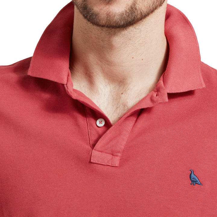 Schoffel Mens St Ives Garment Dyed Polo Shirt