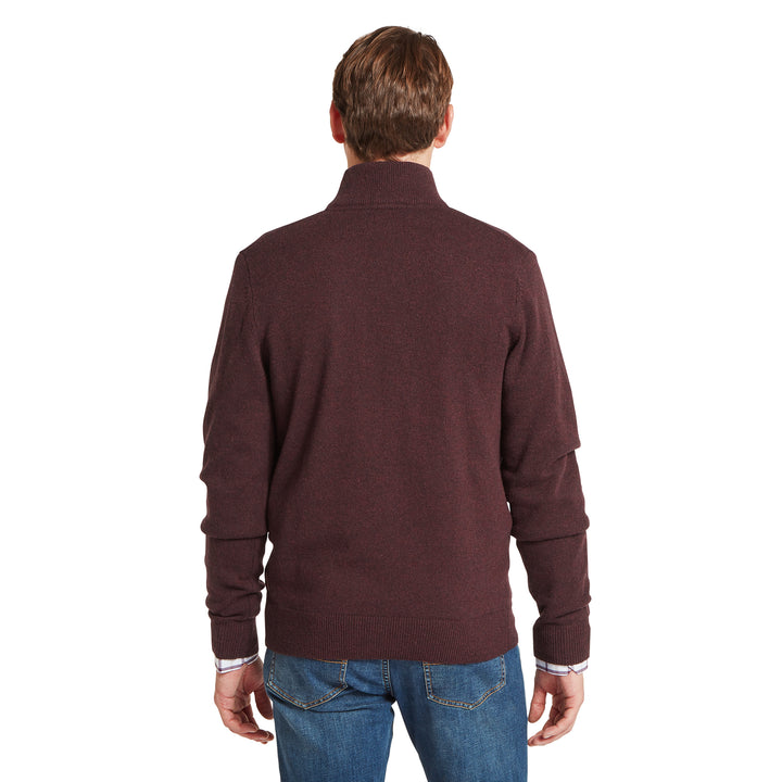 Schoffel Mens Lewis Lambswool 1/4 Zip Jumper