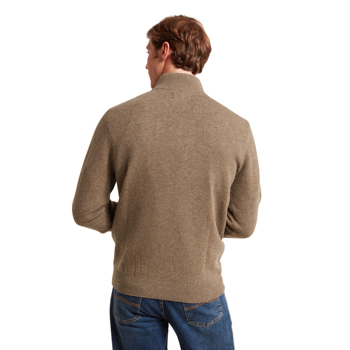Schoffel Mens Lewis Lambswool 1/4 Zip Jumper