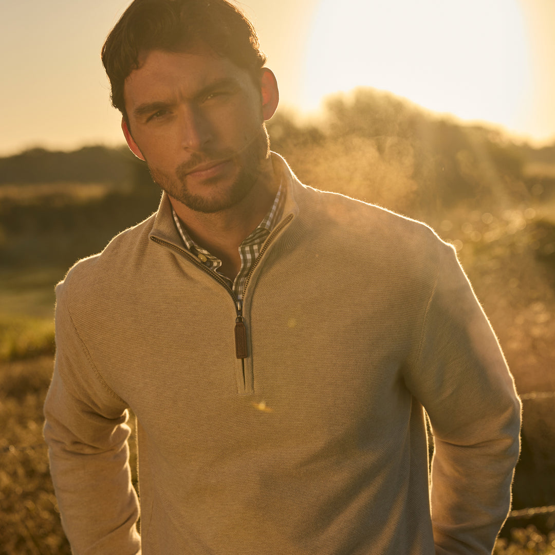 Schoffel Mens Porthleven 1/4 Zip Jumper