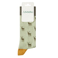 The Schoffel Mens Single Cotton Socks in Burgundy#Burgundy