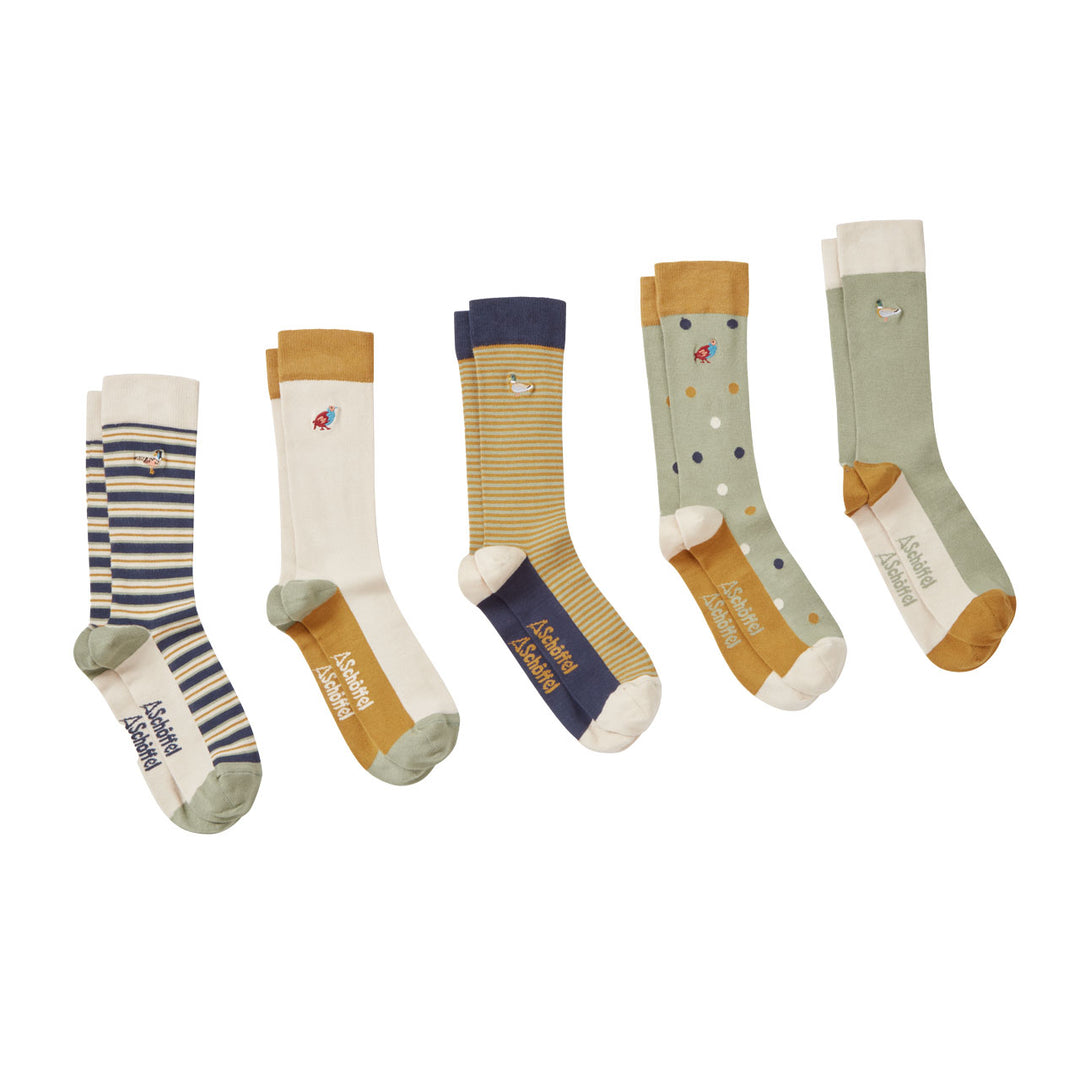 Schoffel Mens Bamboo Socks (Box of 5)