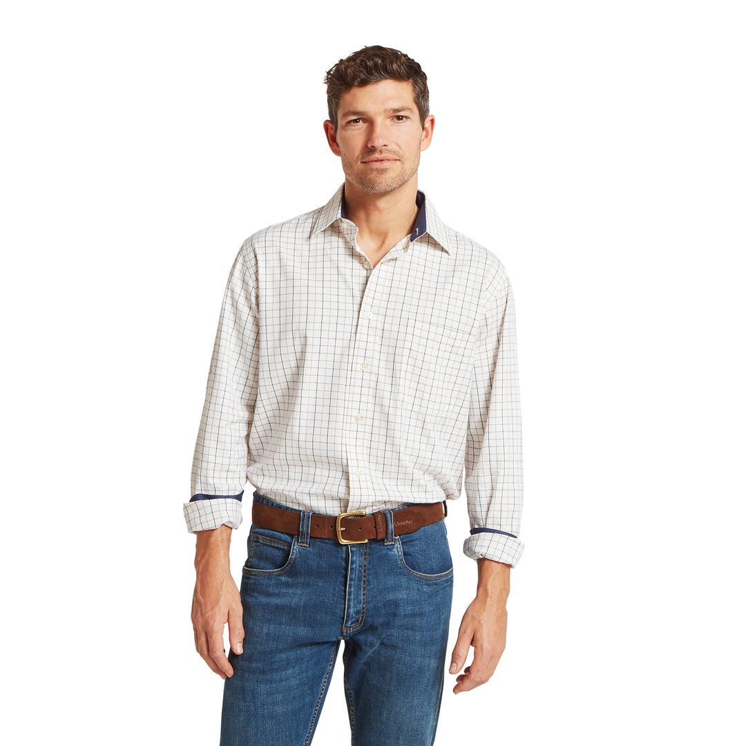 Schoffel Mens Burnham Tattersall Classic Shirt