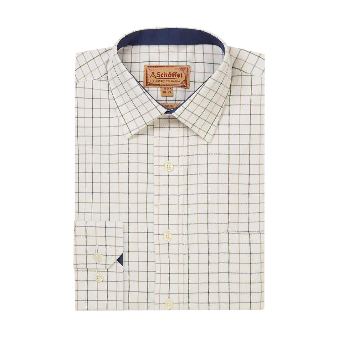 Schoffel Mens Burnham Tattersall Classic Shirt