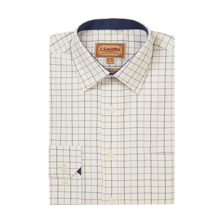 Schoffel Mens Burnham Tattersall Classic Shirt