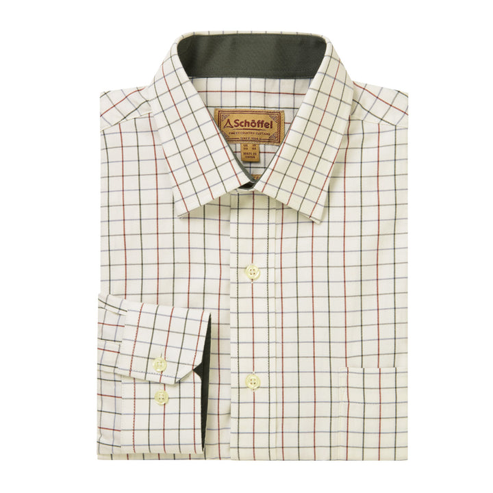 Schoffel Mens Burnham Tattersall Classic Shirt