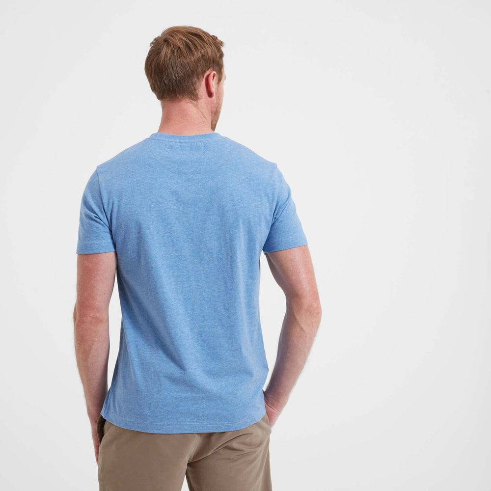 The Schoffel Mens Trevone T Shirt in Light Blue#Light Blue