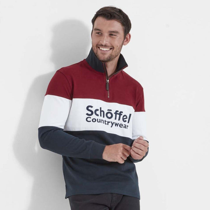 Schoffel Mens Exeter Heritage 1/4 Zip