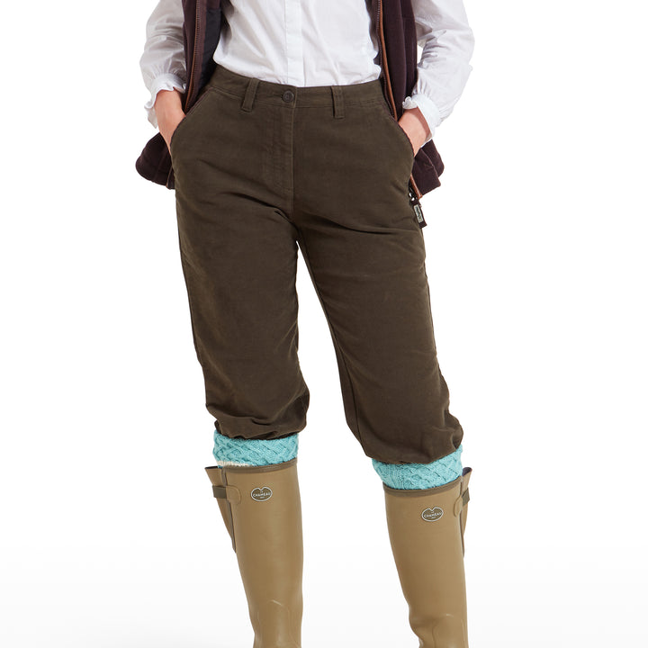 Schoffel Ladies Moleskin Breeks Forest