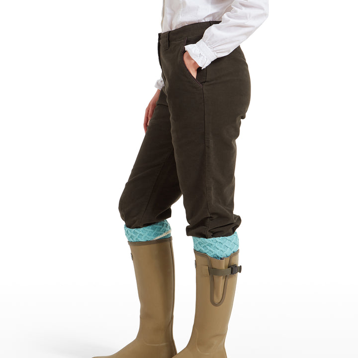 Schoffel Ladies Moleskin Breeks Forest