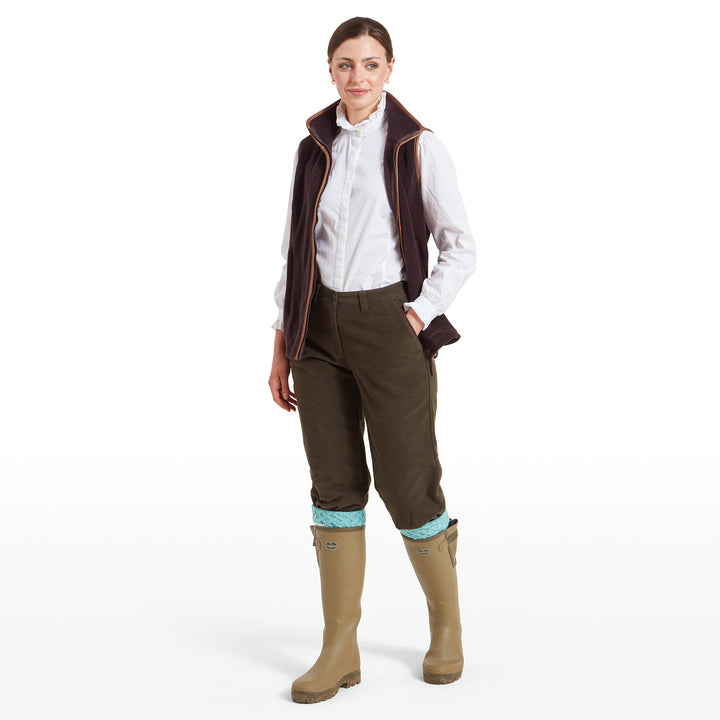 Schoffel Ladies Moleskin Breeks Forest