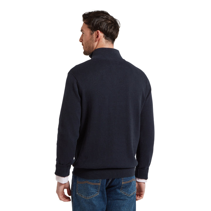 Schoffel Mens Porthmeor Pima Cotton 1/4 Zip Jumper