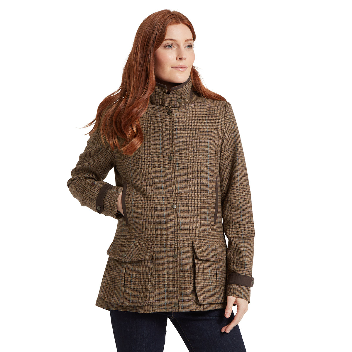 Schoffel Ladies Murra Tweed Coat - Teviot Tweed | Millbry Hill