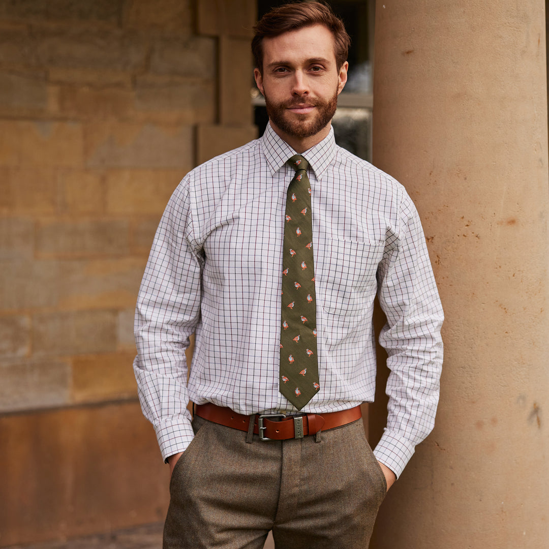 Schoffel Mens Ashford Silk Tie