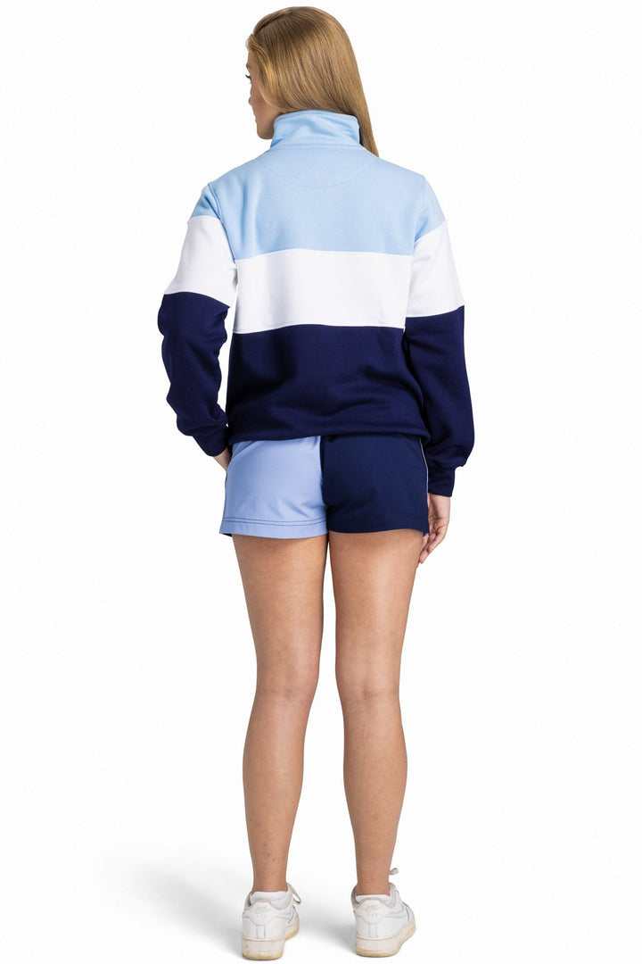Cotswold Fox Unisex Harlequin Shorts Cornflower Blue