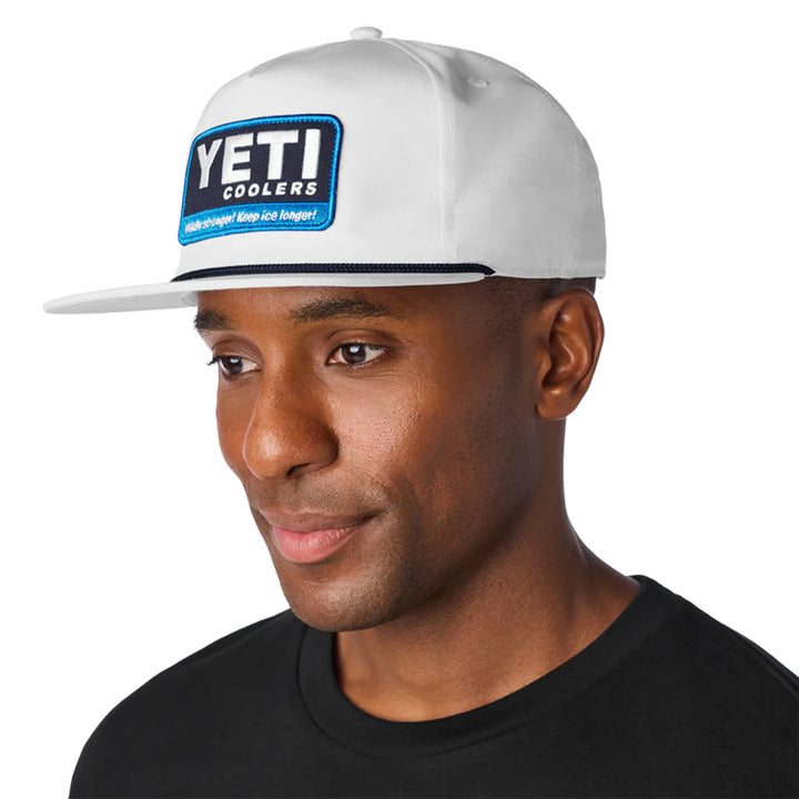 Yeti Wildly Stronger 20 Badge Flat Brim Rope Hat