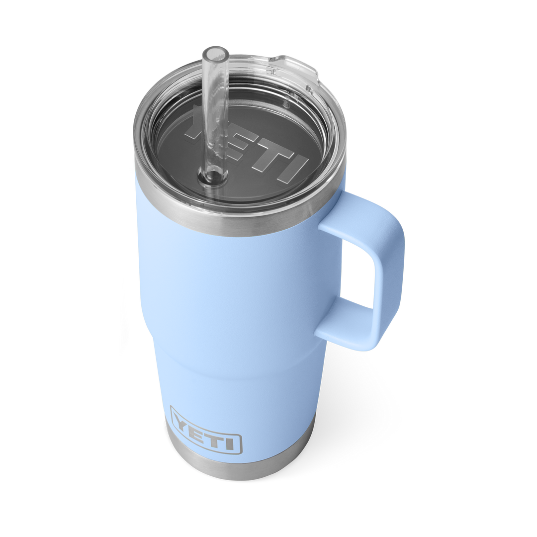 Yeti Rambler 25 Oz Straw Mug - Big Sky Blue