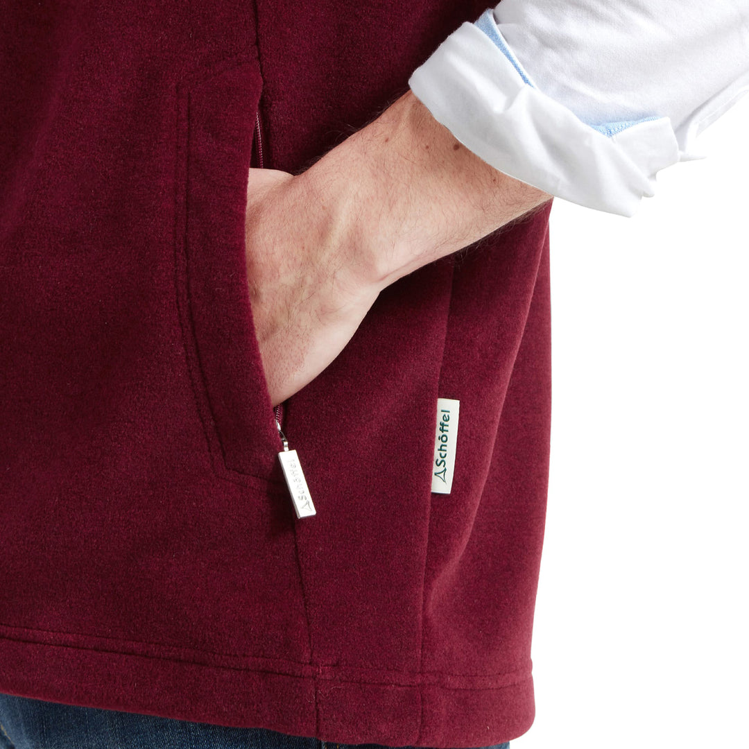 Schoffel Mens Oakham Fleece Gilet
