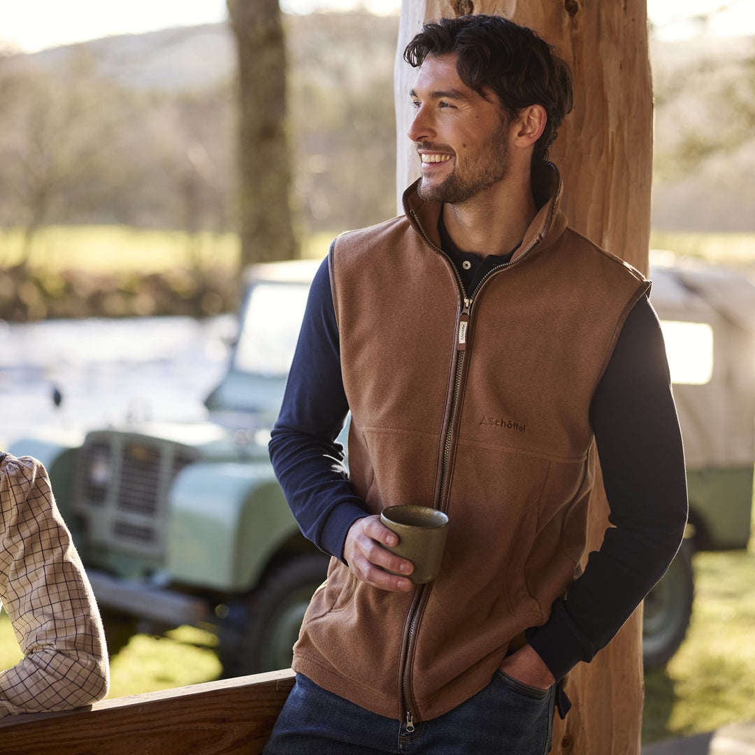 Schoffel Mens Oakham Fleece Gilet