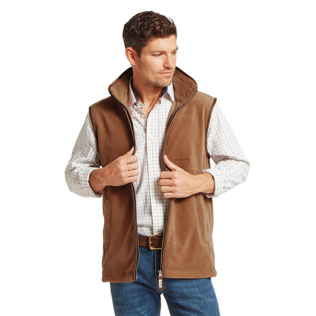 Schoffel Mens Oakham Fleece Gilet