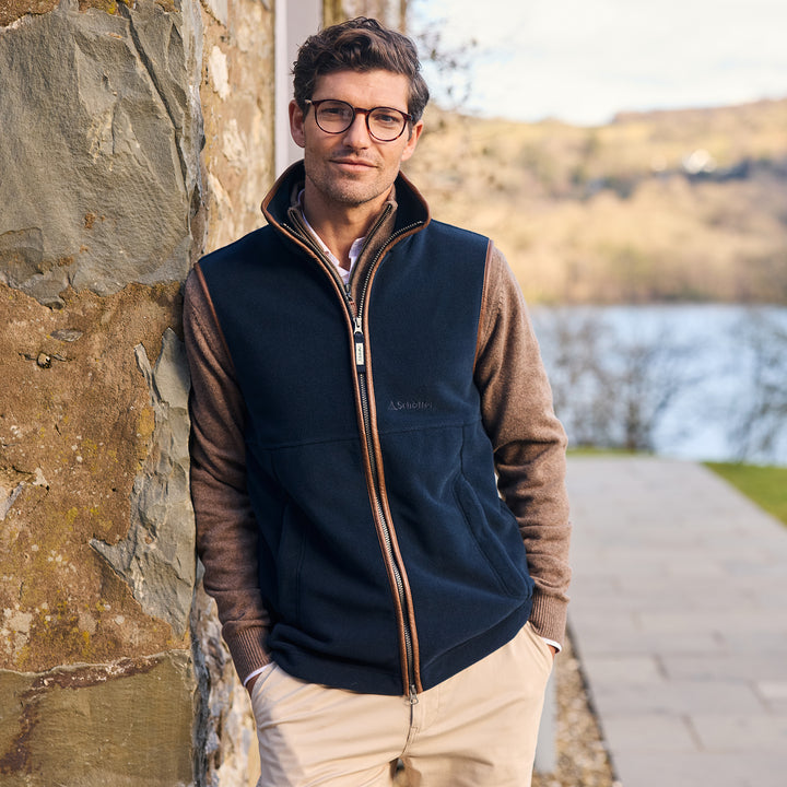 Schoffel Mens Oakham Fleece Gilet