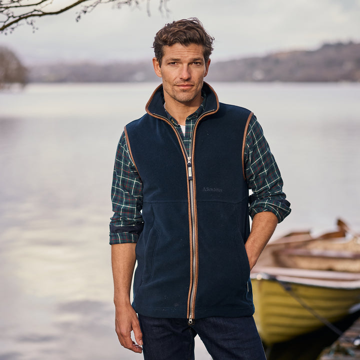 Schoffel Mens Oakham Fleece Gilet