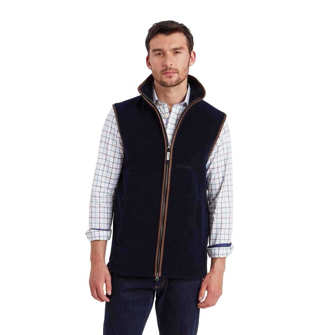 Schoffel Mens Oakham Fleece Gilet