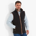 Schoffel Mens Oakham Fleece Gilet#Stone Blue