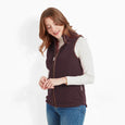 Schoffel Ladies Lyndon Fleece Gilet in Gunmetal#Gunmetal