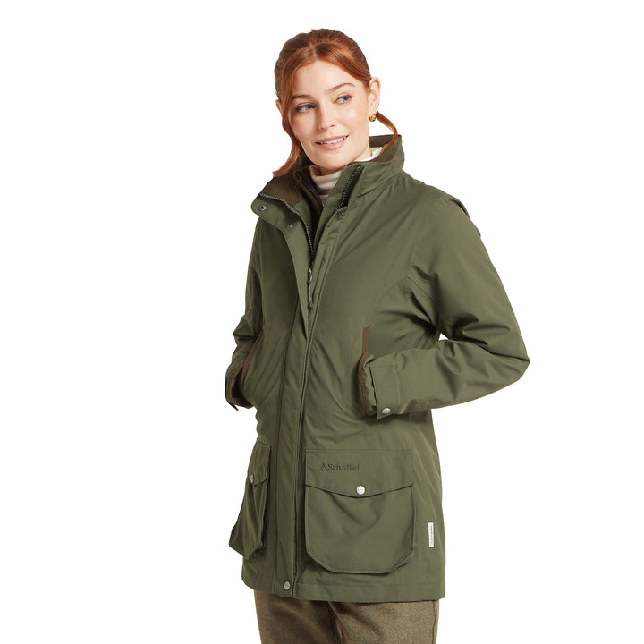Schoffel Ladies Teal Ultralight Coat