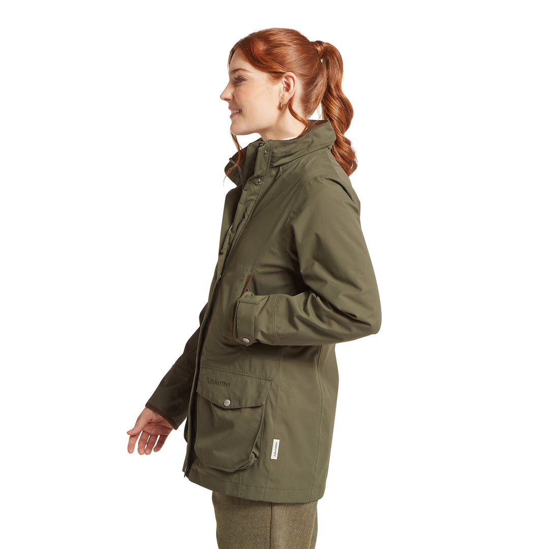 Schoffel Ladies Teal Ultralight Coat