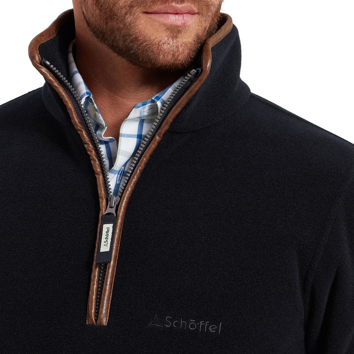 Schoffel Mens Berkeley 1/4 Zip Fleece