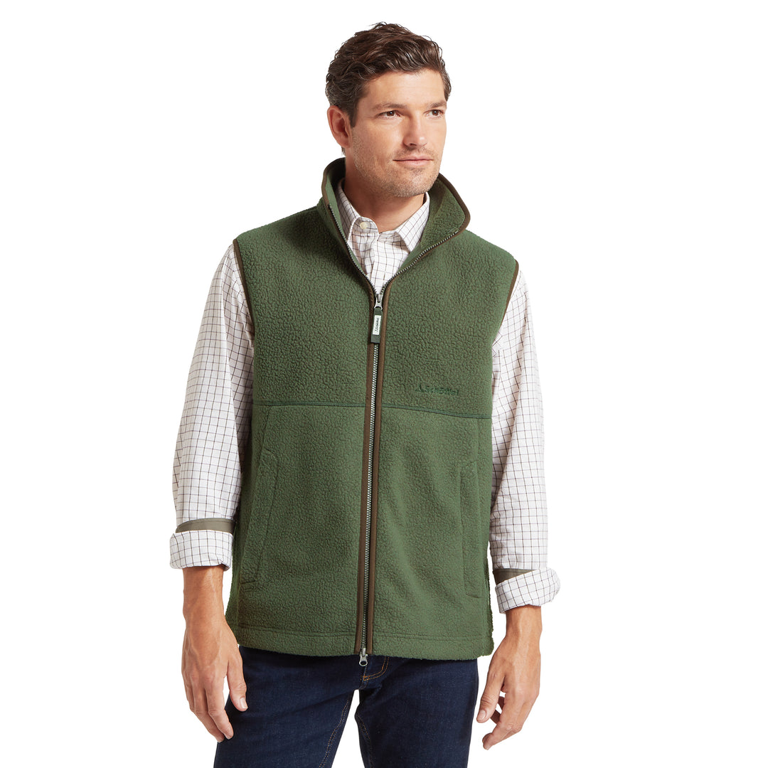 Schoffel Mens Oakham Retro Fleece Gilet