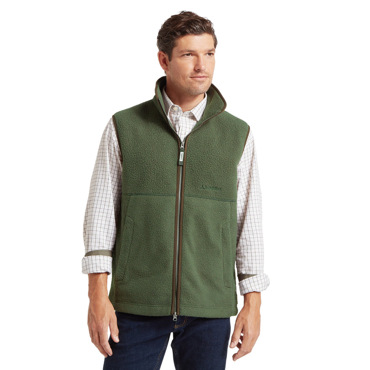 Schoffel Mens Oakham Retro Fleece Gilet