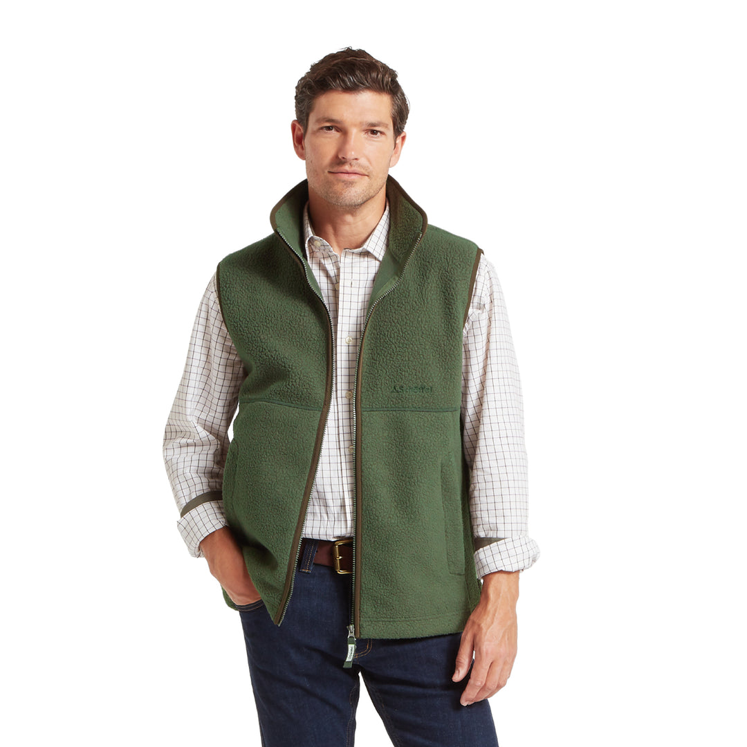 Schoffel Mens Oakham Retro Fleece Gilet